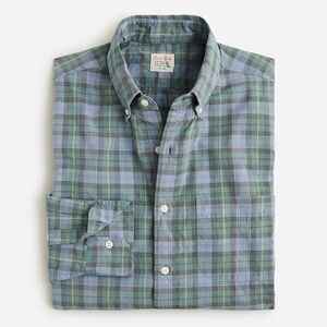 JCrew Secret Wash  Shirt Men's Medium Cotton Button Down Long Sleeve Shirt